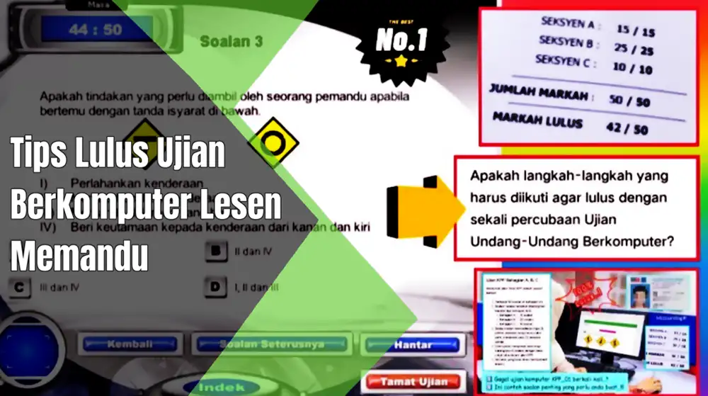 cara lulus ujian komputer lesen memandu kpp01