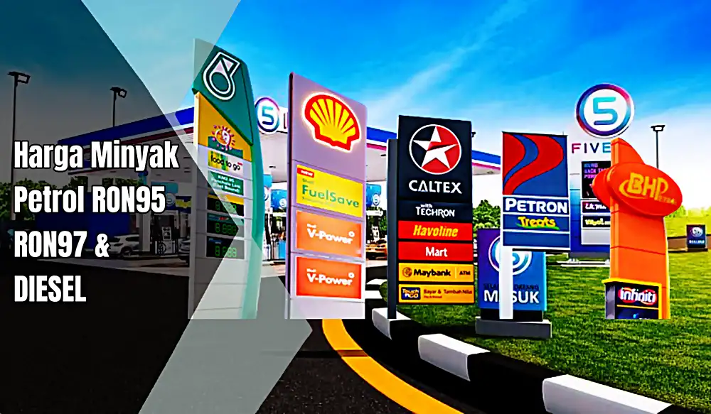 harga minyak petrol diesel terkini