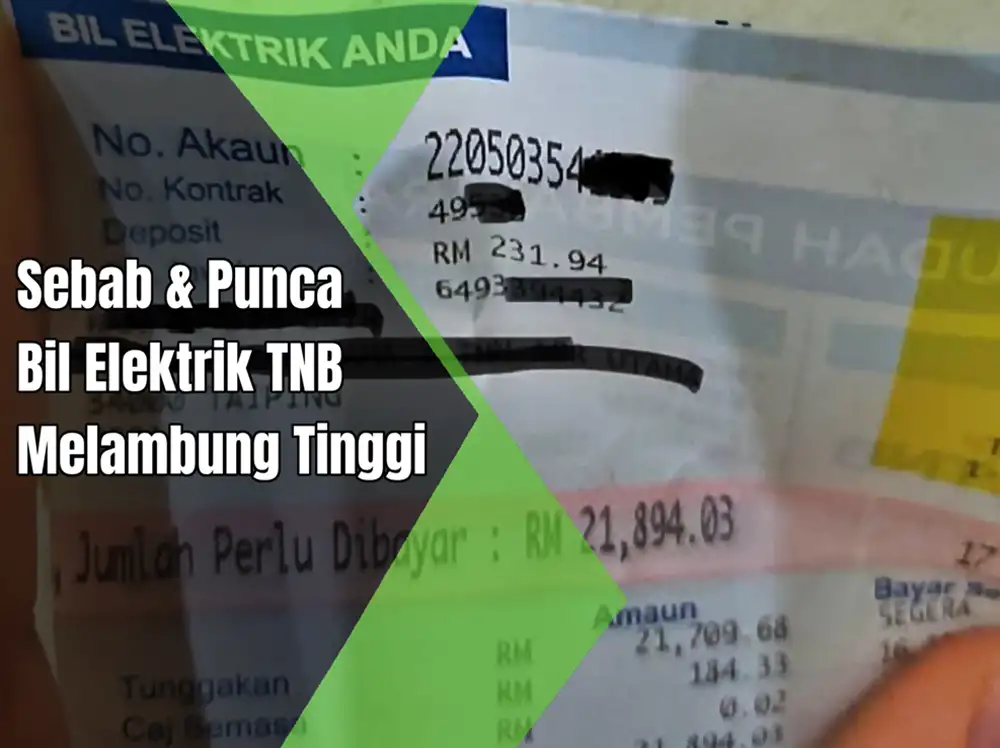 punca bil elektrik tnb tinggi