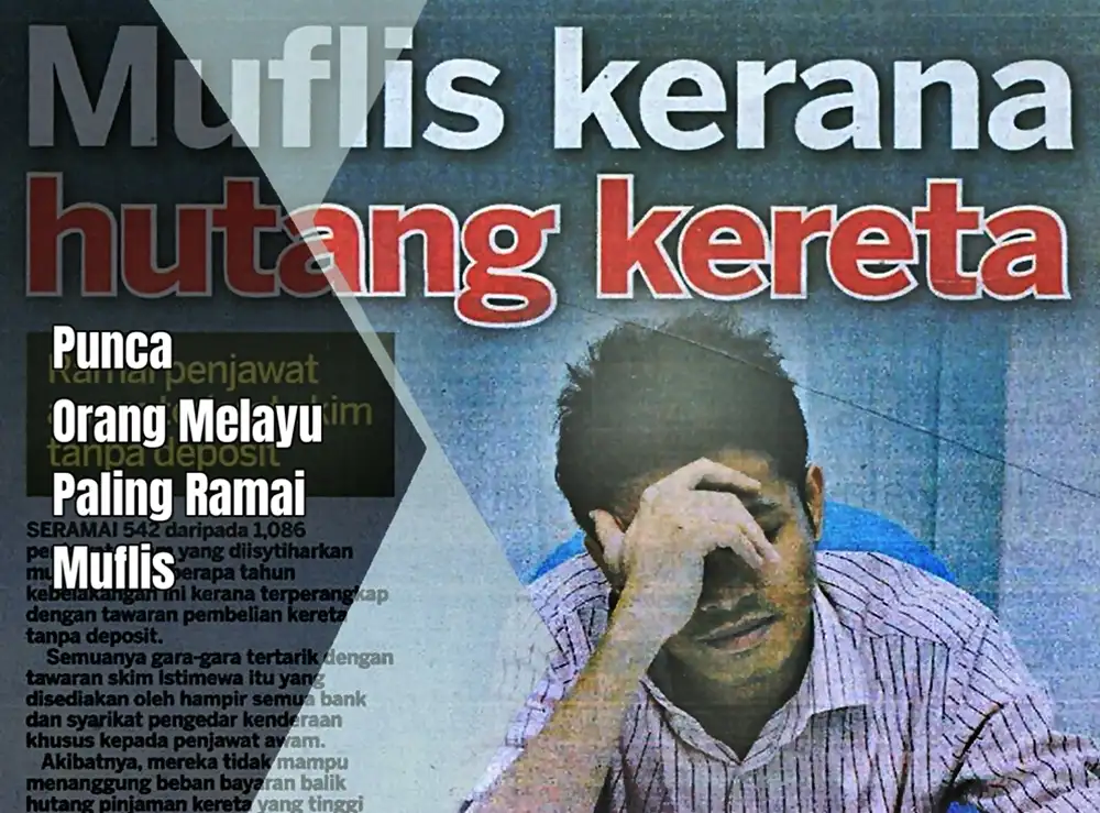 orang melayu bankrap