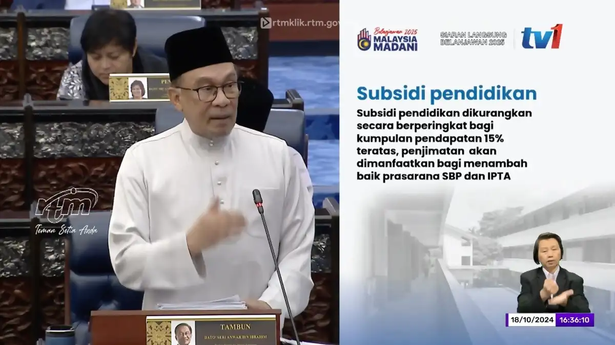 subsidi pendidikan bajet 2025